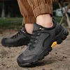 Casual Shoes Fashion Men's Sneakers Genuine Leather Climbing Walking Outdoor Lace-up Oxfords Men Tooling