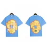 Heren Designer denim teers T-shirts Hoge versie denim short Pure Wreath Sweatsuit Amerikaanse korte exclusieve mouwen puur katoenen T-shirts korte mouw Trendy