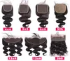 Topp spetsstängning 4x4 5x5 6x6 13x4 13x6 360 Frontal Swiss Lace Hair Piece Glamorous Brasilian Body Wave Human Hair Stängning8601958