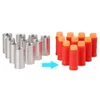 Gun Toys Worker Mod Bamboo Short Darts Mould Diy Three-Ring Tube for Foam Blaster Toy 240307