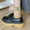 Women Socks 1/2/ 3 Pairs Cute Harajuku Winter Long Vintage Warm Kawaii Cotton Fashion Korean Style Print Products For 2024