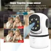 Baby Monitor Camera 8MP/4K 5G WiFi IP Monitoring Automatisk spårning Smart Home Security inomhus WiFi Wireless Q240308