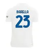 Barella 축구 유니폼 23 24 Lautaro Inters Correa Thuram Acerbi Home Away Third Milans 유니폼 축구 셔츠 2023 2024 남자 아이들 키트