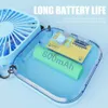 Electric Fans Suspended neck folding small electric fan portable handheld creative student dormitory sports USB outdoor miniH24031301