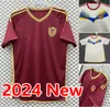 2024 Jerseys de futebol da Venezuela 24 25 Seleção nacional Soteldo Rondon Herrera Machis Camisa de futebol para casa Cordova Savarino Camisetas Copa América Men Maillots