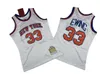 Basketball-Trikot Patrick Ewing blau weiß Classics Retro-Trikot Herren Damen Jugend S-XXL Sport-Trikot