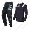 Camisa de motocross calças mx combo bmx downhill dirt bike outfit mountain bike offroad terno moto cruz preto kits para men3337843