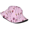 Berets Street Moon Girl Anime Bucket Chapéu Adolescente Dobrável Ao Ar Livre Magia Pesca Vocação Getaway Headwear