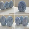 Dekorativa föremål Figurer 1st Natural Kyanite Crystal för meditation Hemdekoration Chakra Reiki Stone Drop Delivery Garden D DHSXY