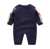 Boy Summer Infant Toddler Baby Designers Clothes Newborn Jumpsuit Long Sleeve Cotton Pajamas 024 Months Rompers Designers Clothes2487946