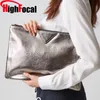 Retro PU Leder A4 Aktentasche Clutch Bag Frauen Tag Umschlag Taschen Luxus Designer Dame Handtaschen A50 Evening248t