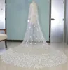 Immagine reale Veli da sposa farfalla Tulle trasparente bianco Doppi strati Crepe Velo lungo Veli da sposa Disponibili Accessori da sposa 7883226