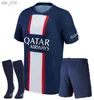 Soccer Jerseys S Mbappe Sergio Ramos Paris 2023 2024 Marquinhos Wijnaldum Verratti Icardi Suit Suit Football koszule 22 23 24 Kimpembeh240308