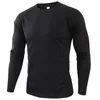 Autumn Fashion Mens Long Sleeve Round Neck Tshirt Solid 3D Printed Graphic T Shirts Casual Street Trend Ropa Hombre Y2K TOPS 240226