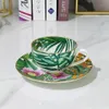 Classico stile europeo Bone China tazza da caffè e piattino stoviglie piatto da caffè e piattino per la casa tè pomeridiano caffè vino confezione regalo