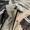 Deeptown Streetwear Techwear Ceket Kadınlar Windbreaker Vintage Anorak Harajuku Büyük Boy Zipper Kapşonlu Koreli İncelemeler Birçok Giyim 240221