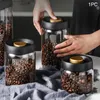 Storage Bottles 500ml/900ml Vacuum Seal Container Sugar Tea Coffee Bean With Lid Jar Heat Resistant Washable Airtight Food Wide Mouth
