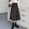 Skirts Midi Women Long High Waist All-Match A-Line Elegant Office Lady Leisure Autumn Winter Simple Basic Fashion Ins Faldas