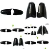 Andra interiörstillbehör Nytt för X1 F48 X2 F39 Z4 Supra Horns Bright Black Mirror Housing Rearview er Car Modification Accessories D DHSLH