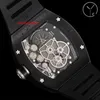 YS RM001 WATCH MET ZWISS STANDAARD HANDGANG ECHTE VLIEKWEEL Mechanische beweging Dubbel haarstaaf Doos Normaal werking Dual Kinetic Energy Display Saffier Glas