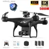 Drones 2024 Nouveau G Mini Drone professionnel 8K HD caméra de vol 25 minutes évitement d'obstacles sans brosse pliable quatre hélicoptère flux optique RC Drone Q240308