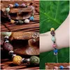 Perlenarmbänder aus Lavastein für Frauen, ätherisches Öl, Aromatherapie, Chakra-Diffusor, heilende Steinperlen, Meditation, Yoga, Schmuck, Tropfen, Deli Dhohp