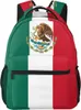 Sırt çantası Meksika Meksika Bayrak Günlük Yürüyüş Kampı Seyahat Sırt Çantaları Hafif Gündap Çanta Kadın Erkekler Kitap Çantası