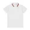 Męski polo fashion polo t-shirt mody projektant mody Casual Polo Neck T-shirt Wysokiej jakości czysty bawełniany litera haft t-koszulki Krótkie rękawie TOP TOP TEE TEE