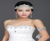 Vintage Wedding Bridal Bridesmaid Crystal Rhinestone Diamond pannhårtillbehör Tassel pannband krona tiara prinsessa headpi2298789