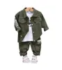 Frühling Herbst Kinder Freizeit Kleidung Baby Jungen Mädchen Jacke T-shirt Hosen 3 Teile/sätze Kinder Säuglings Trainingsanzüge Kleinkind SportswearX108193663