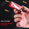 Gun Toys 2024 Improved Foldable Gun-Toy Soft Bullet Lifecard Alloy Shooting Gun For Adult Boys For Birthday 240307