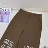 designer 24 Year Spring Early New Unique Design Fashion Versatile Laser High Waist Straight Leg Slimming Casual Pants 3LSH