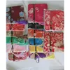 Pochettes à bijoux, sacs carrés chinois soie tache mélange 12 couleurs bijoux affichage emballage pochette fermeture éclair fête de mariage faveur sac cadeau goutte Dhv4K