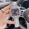 Nouvelle montre de luxe pour femmes avec bande de diamants romanisée ballon mode étudiante