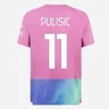 23 24 GIROUD Camisas de futebol MILANS IBRAHIMOVIC 2024 PULISIC THEO TONALI REIJNDERS Camisa ROMAGNOLI RAFA LEAO S.CASTILLEJO REIJNDERS LOFTUS-CHEEK Uniforme de futebol