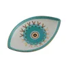 Turkiye Eye Dedorative Plate Home Decoration Ornamentsセラミックジュエリーストレージトレイプレートキャンディーディッシュ240327