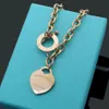 Luxury Classic Heart Set Gold Designer Women's Necklace Bracelet 925 Link Girls Valentine's Day Love Gift Jewelry Wholes276I