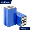 Batterier Mr.LI 3.2V 25AH LIFEPO4 Battericell 12st uppladdningsbar som används i solenergi med låg hastighet elfordon EU US Tax Drop Deliver Dhqzy