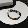 MQ bracciale rigido con teschio di design per donna, riproduzioni ufficiali per uomo 5A T0P Placcato in oro 18K 925 argento designer di marca di dimensioni europee con scatola 009