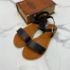 Summer Women Buty Ładne Casual Classic 511 Sandals Style Skórzowa kobieta duża rozmiar 37-41 bez poślizgu płaskie z komfortem sandalias Mujer 852