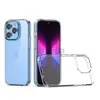 Custodie trasparenti antiurto antigraffio in cristallo duro acrilico TPU per iPhone 15 ip15 14 pro max per Samsung s24plus S24 ultra case 240304