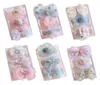 3st Baby Hair Accessories Stretchy Nylon Bow Girl pannband Söt barn Princess Hair Band Infant Bowknot Headwear 470 E37098661