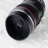 물병 프로모션! 2024 크리에이티브 머그 400ml 스테인리스 스틸 라이너 카메라 렌즈 커피 티컵 참신 선물 ThermoCup