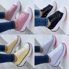 Moda Estate Donna Scarpe casual Sneakers taglie forti Sneakers di marca di lusso con scatola moda cool per scarpe sportive con plateau da donna Scarpe da tennis stringate femminili