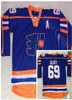 Halifax Highlanders 69 Doug Glatt Ice Hockey Jerseys The Thug Goon Movie Vintage Home Blue All Sched for Sport Fan High Qualit9398980