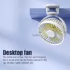 Electric Fans Portable Mini Hand Clip Fan USB Charging Desktop High Quality Student Dormitory Small Cooling VentilationH240313