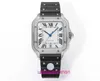Svartvit AF Original mögelöppning Carter Sandoz Watches Movement antar exklusiv importerad 9015 Ultra-tunn rörelsestorlek på 39,8mmx47,5 mm med presentförpackning 2VDX