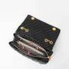Designer bolsa de ombro saco de corrente placa de embreagem bolsa carteira plissada carta sólida cintura alta quadrado listrado bolsa de luxo das mulheres
