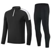 2324 Mens Kids Soccer Training Tracksuit sätter vuxen fotbollsjacka av hög kvalitet kostym 240306