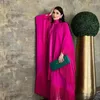 Etniska kläder Abaya Bat Sleeve Dress for Muslim Women Fashion Long Party Fassels 2024 Robe